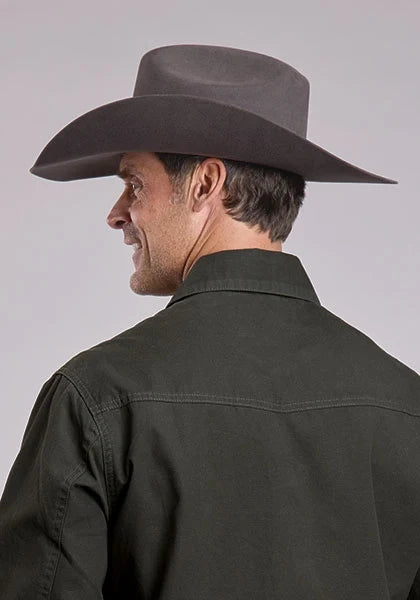 The Stetson Waxed Canvas Jacket, Green | HatCountry