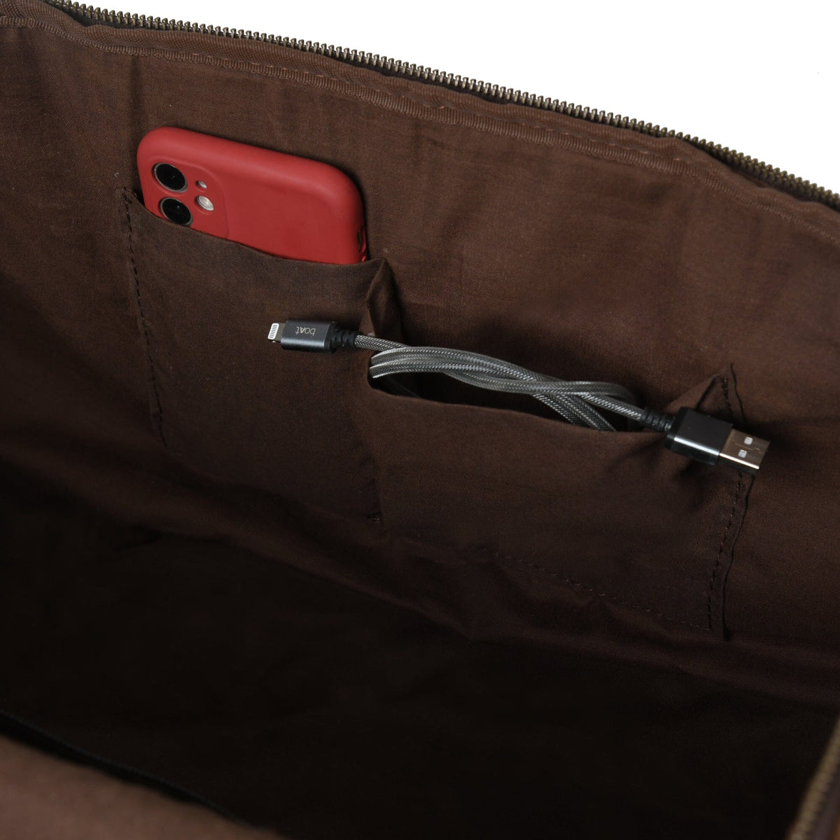 The Cohen Leather Weekender, view 8