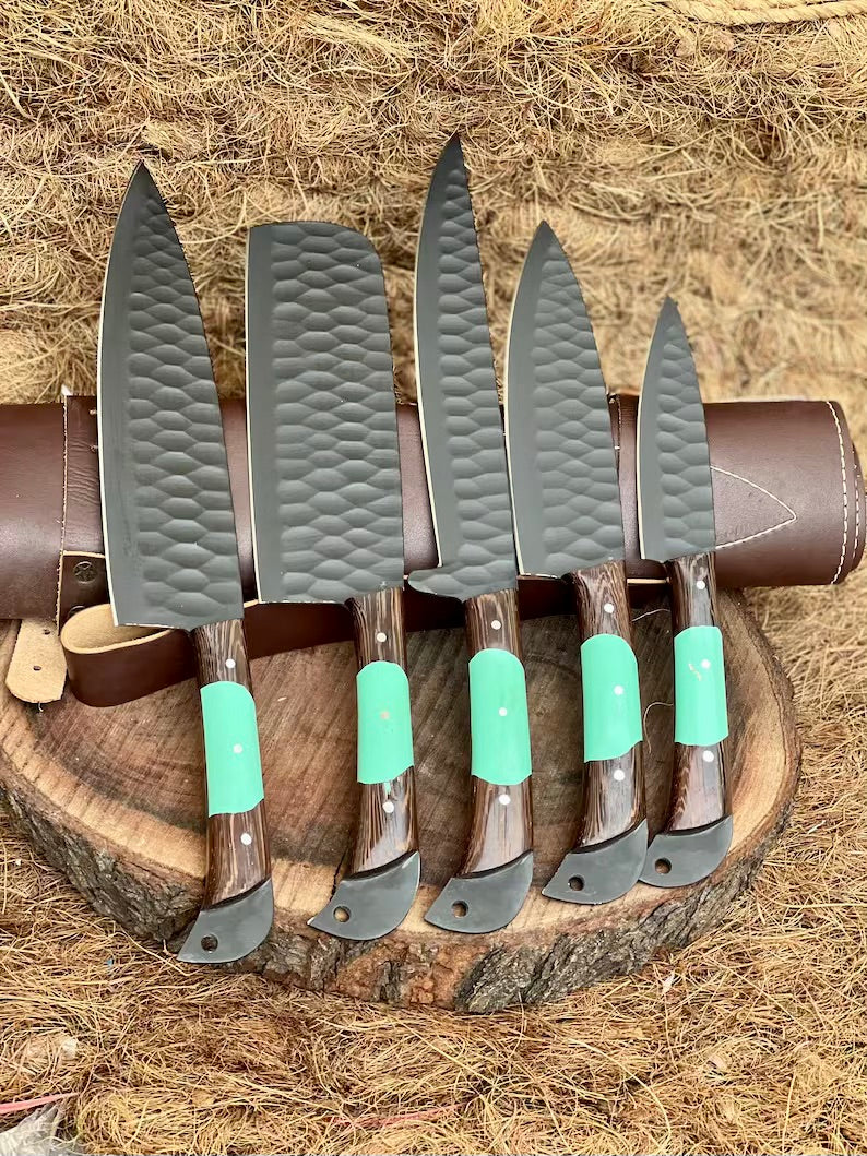 The Wenge and Resin Stainless Chef Knife | Texan Knives