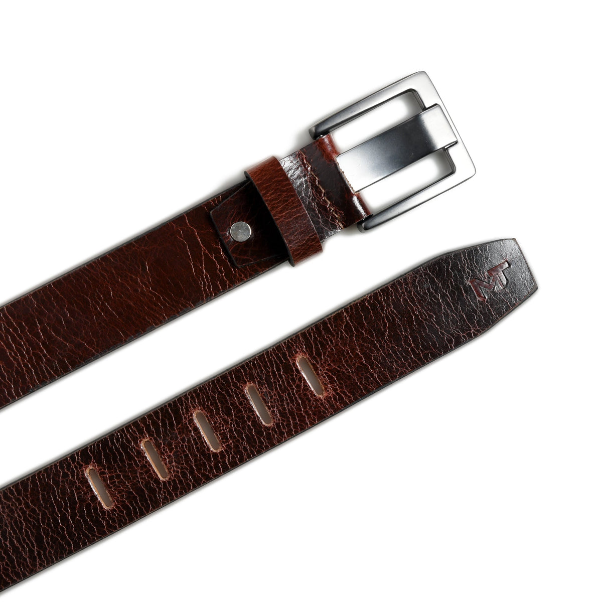 Pinecrest Dark Brown Belt by Classy Leather Bags, view 2
