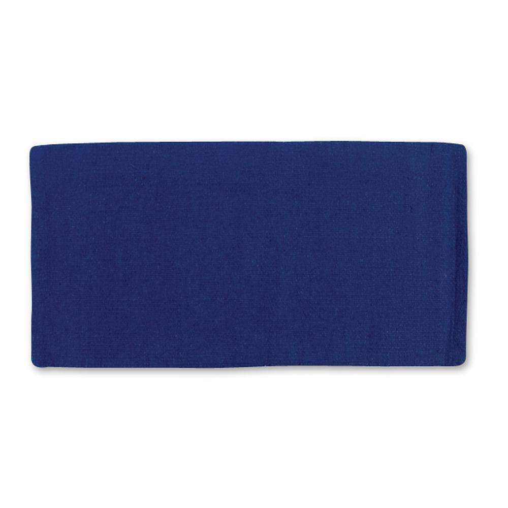 Solid royal blue acrylic saddle blanket