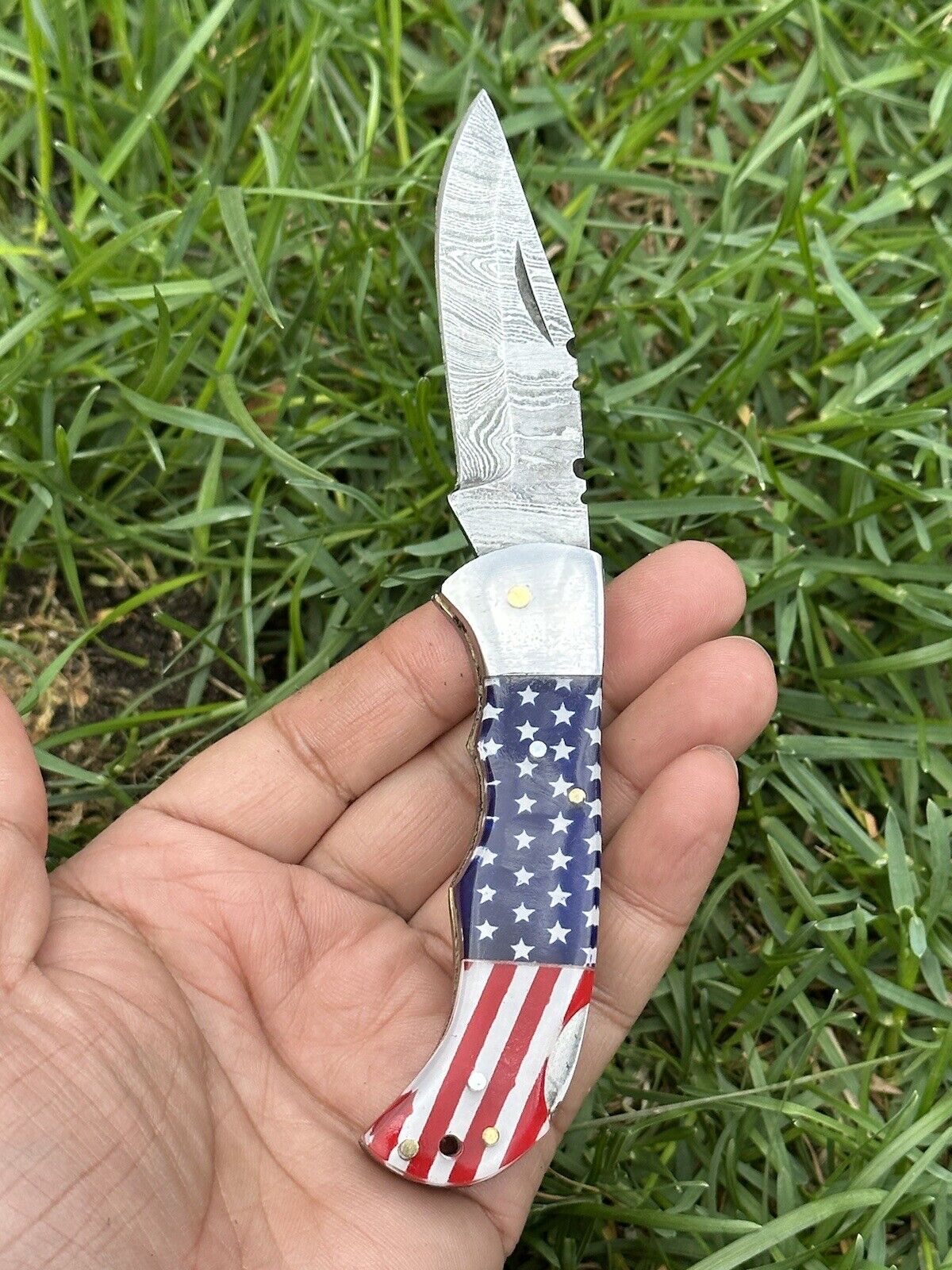 The Lone Star Bone Pocket Knife | Texan Knives