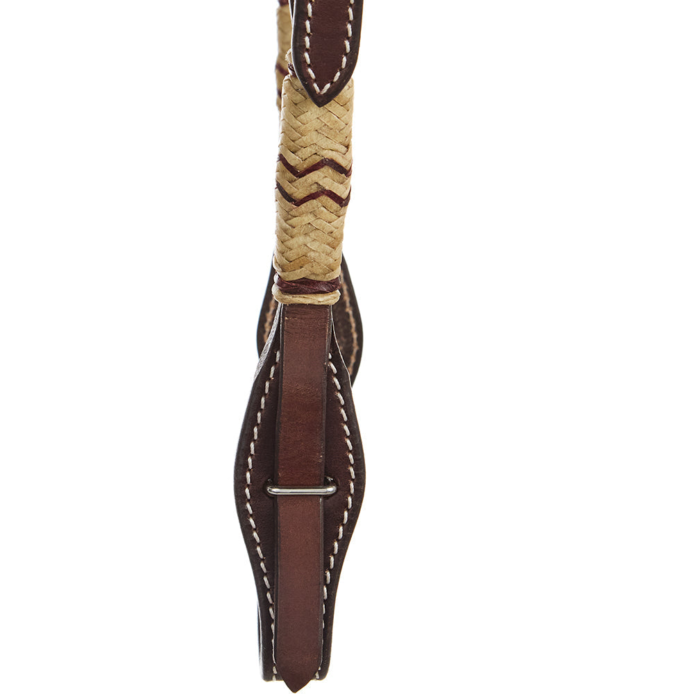 Chocolate Rawhide Quick Change Headstall, view 5