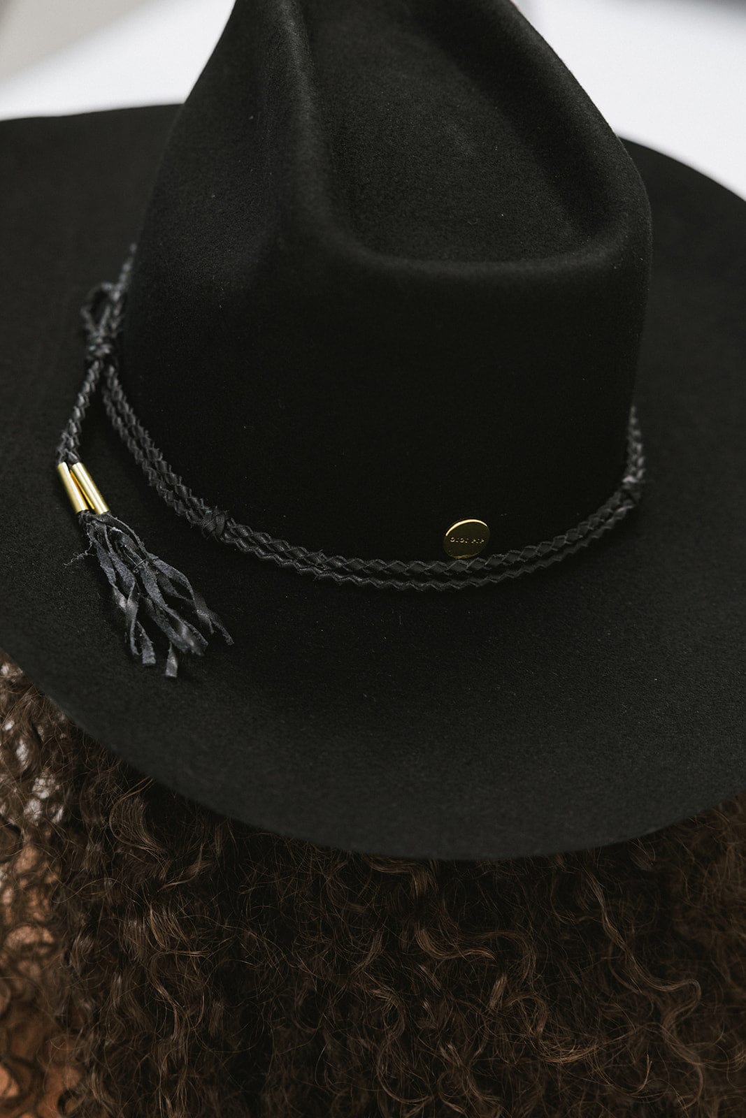 Lane brick-crown felt cowboy hat by Gigi Pip, view 25