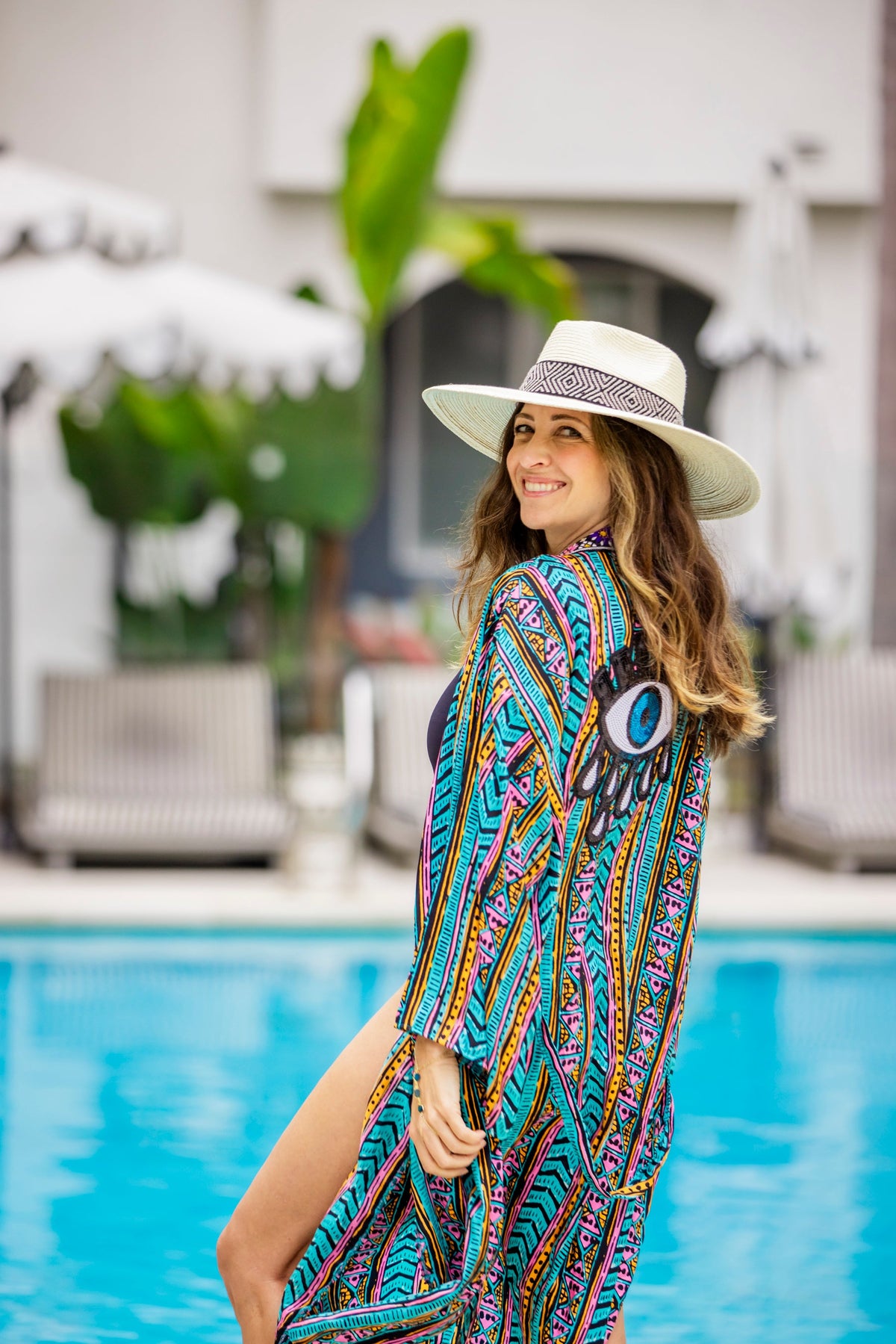 White Palm Western Hat by Andeana Hats, view 4