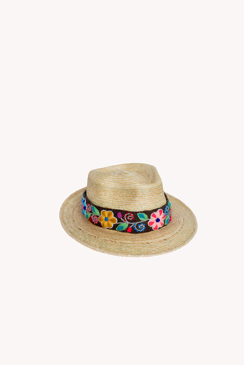 Palm Straw Fedora by Andeana Hats, view 4