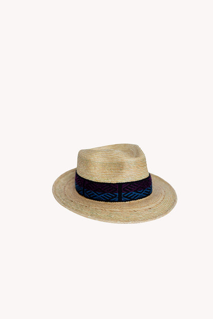 Palm Straw Fedora by Andeana Hats, view 5