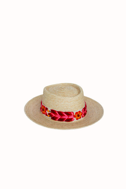 Palm Straw Bucket Hat by Andeana Hats, view 2