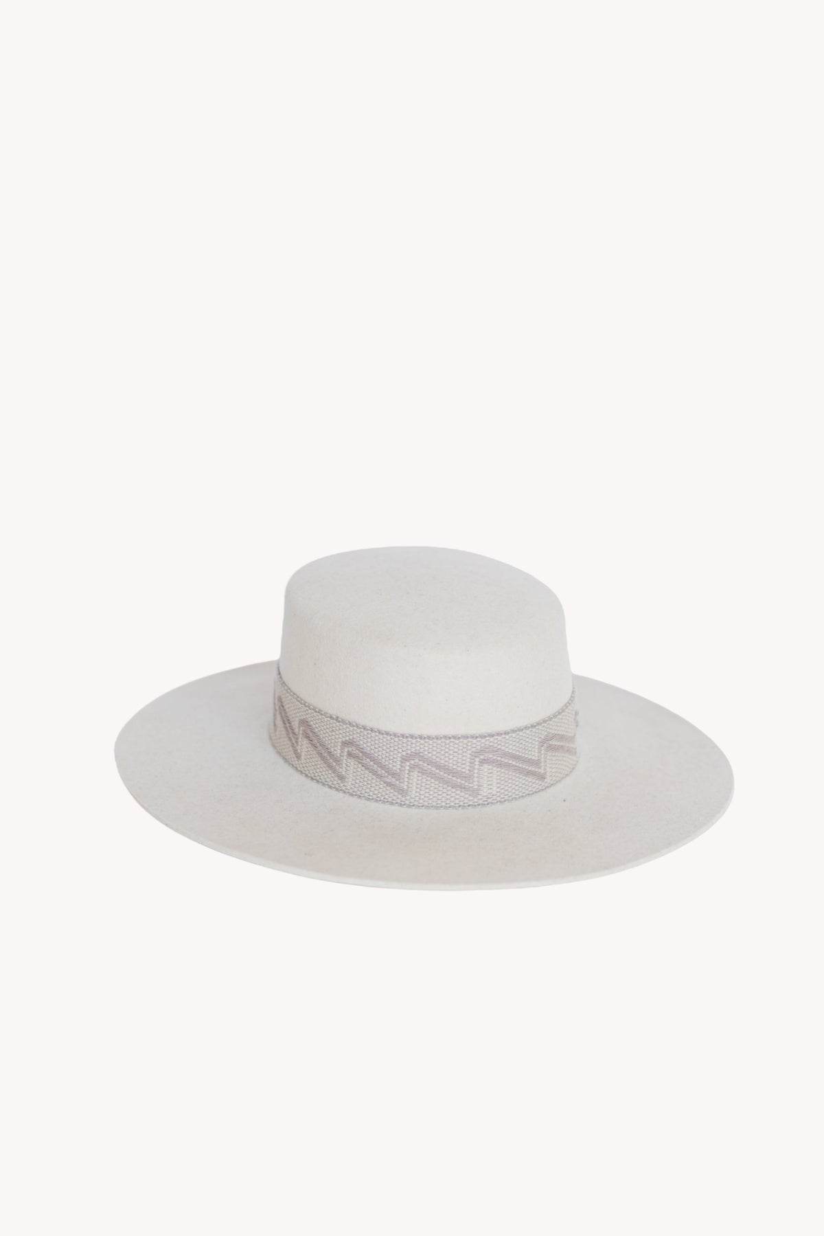 Speckled White Spanish Felt Hat by Andeana Hats, view 3