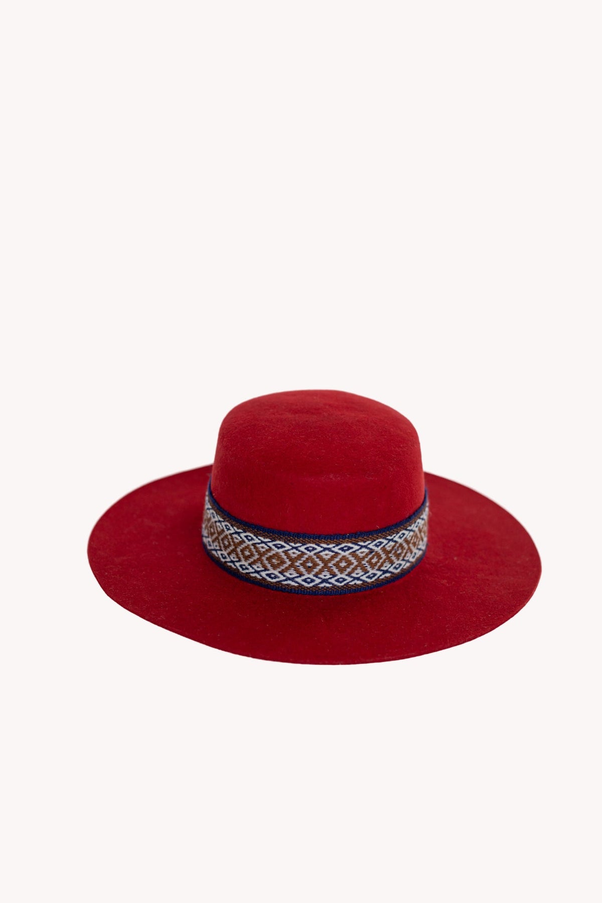 Red Spanish Felt Hat by Andeana Hats, view 3