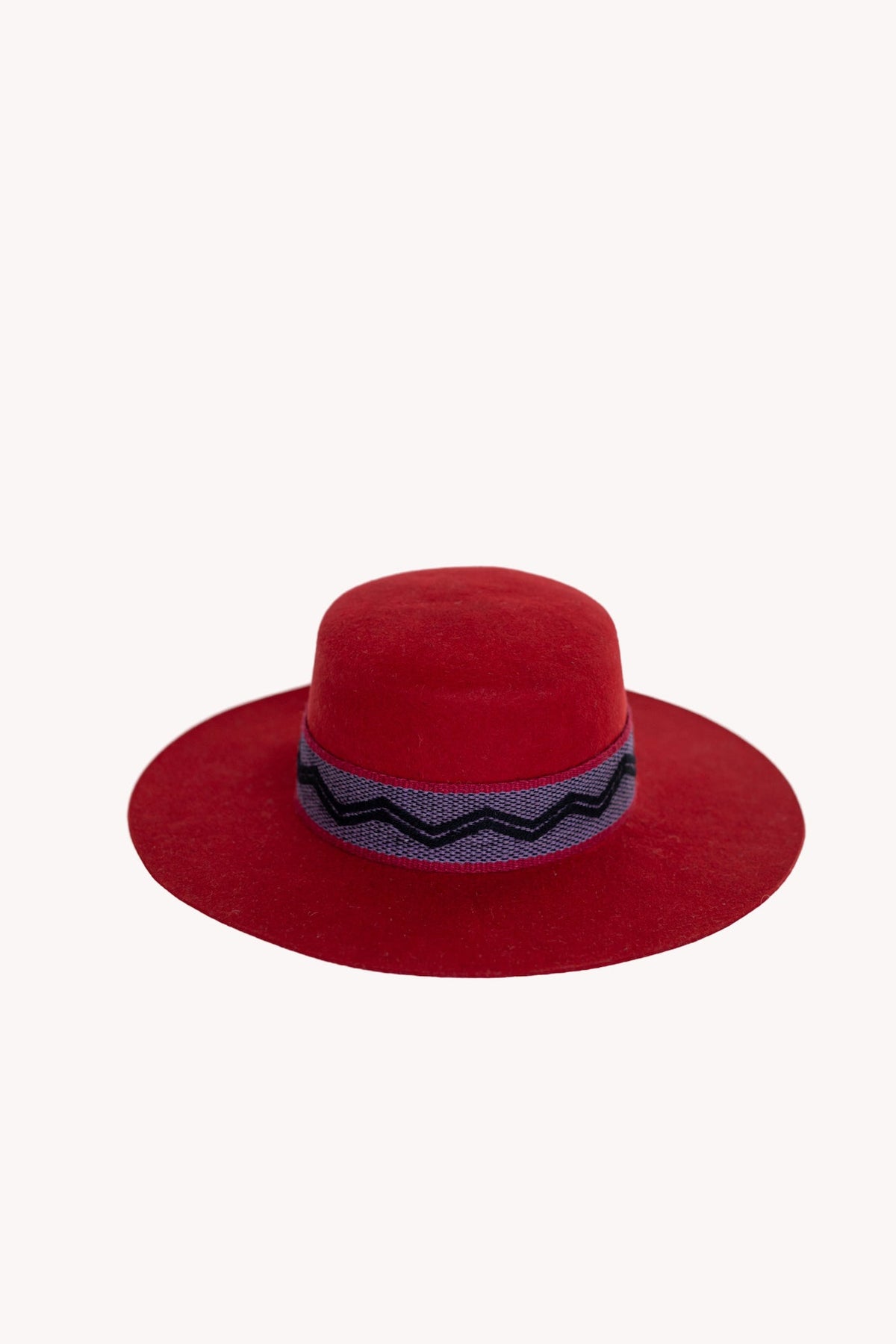 Red Spanish Felt Hat by Andeana Hats, view 4