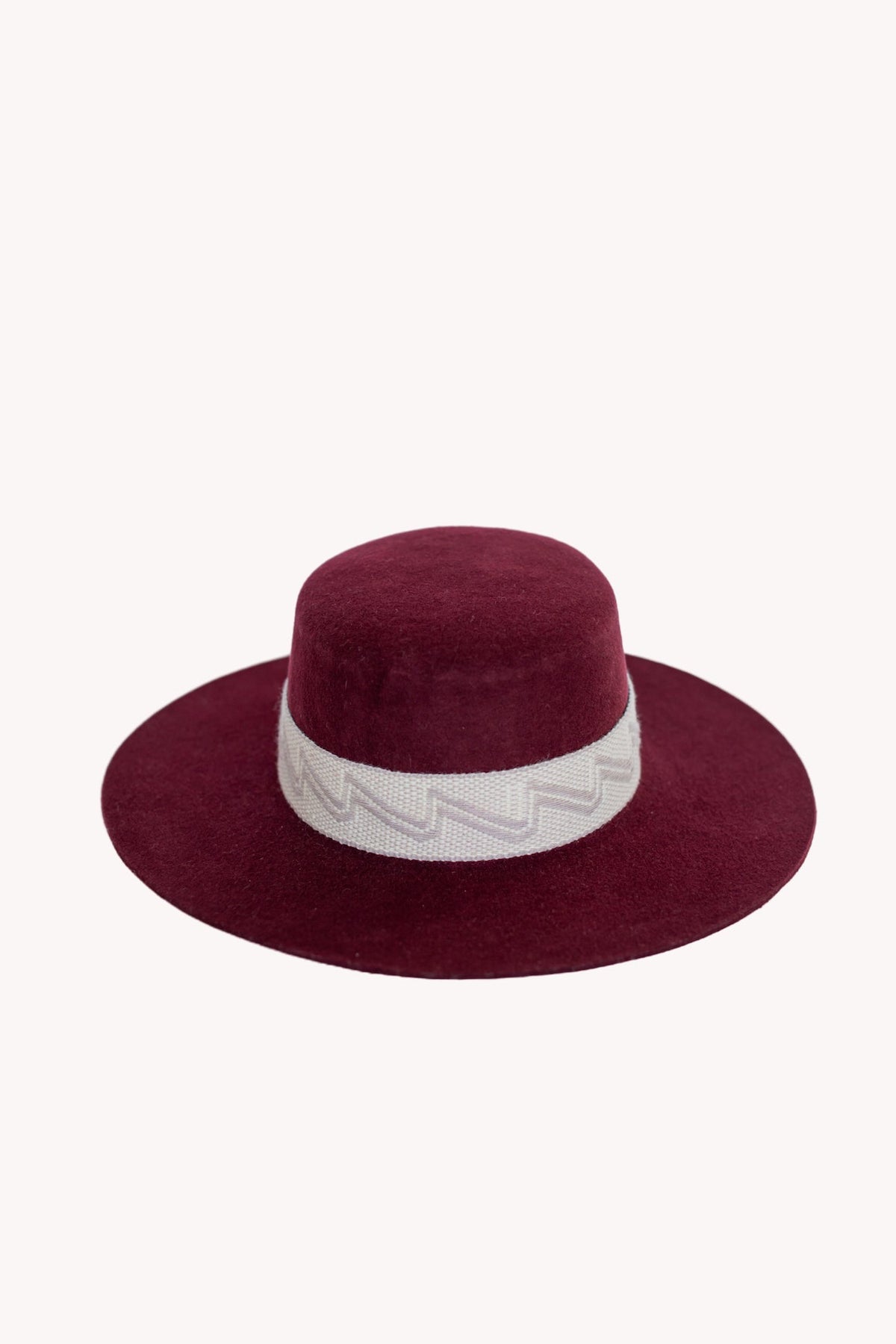 Maroon Spanish Felt Hat by Andeana Hats