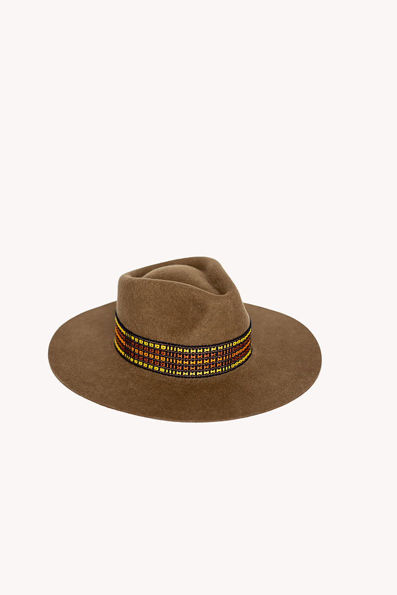 Chestnut Alpaca Western Hat by Andeana Hats, view 2