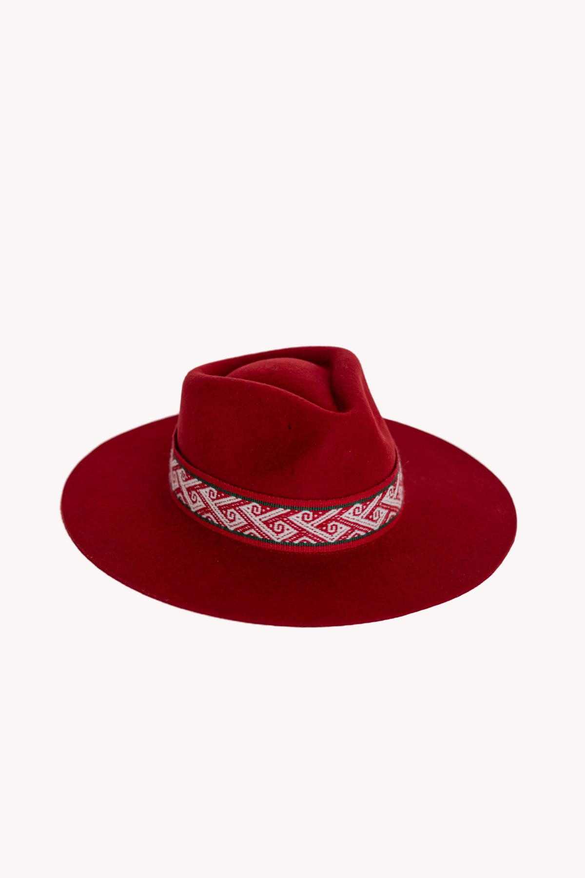 Red Felt Western Hat by Andeana Hats, view 2