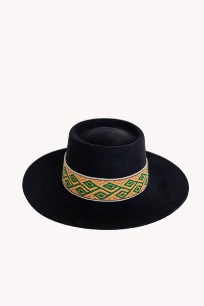 Black Alpaca Bucket Hat by Andeana Hats, view 2