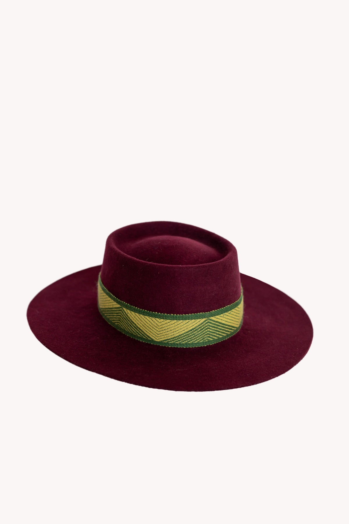 Maroon Alpaca Bucket Hat by Andeana Hats, view 3