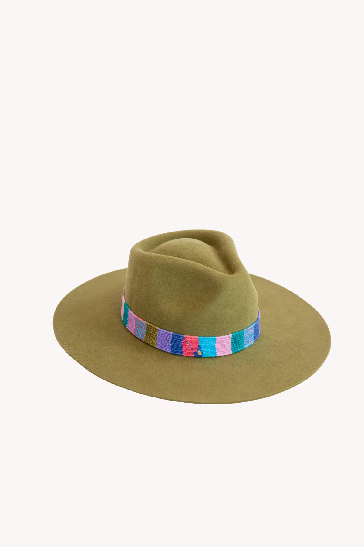 Meadow Green Felt Western Hat by Andeana Hats, view 6