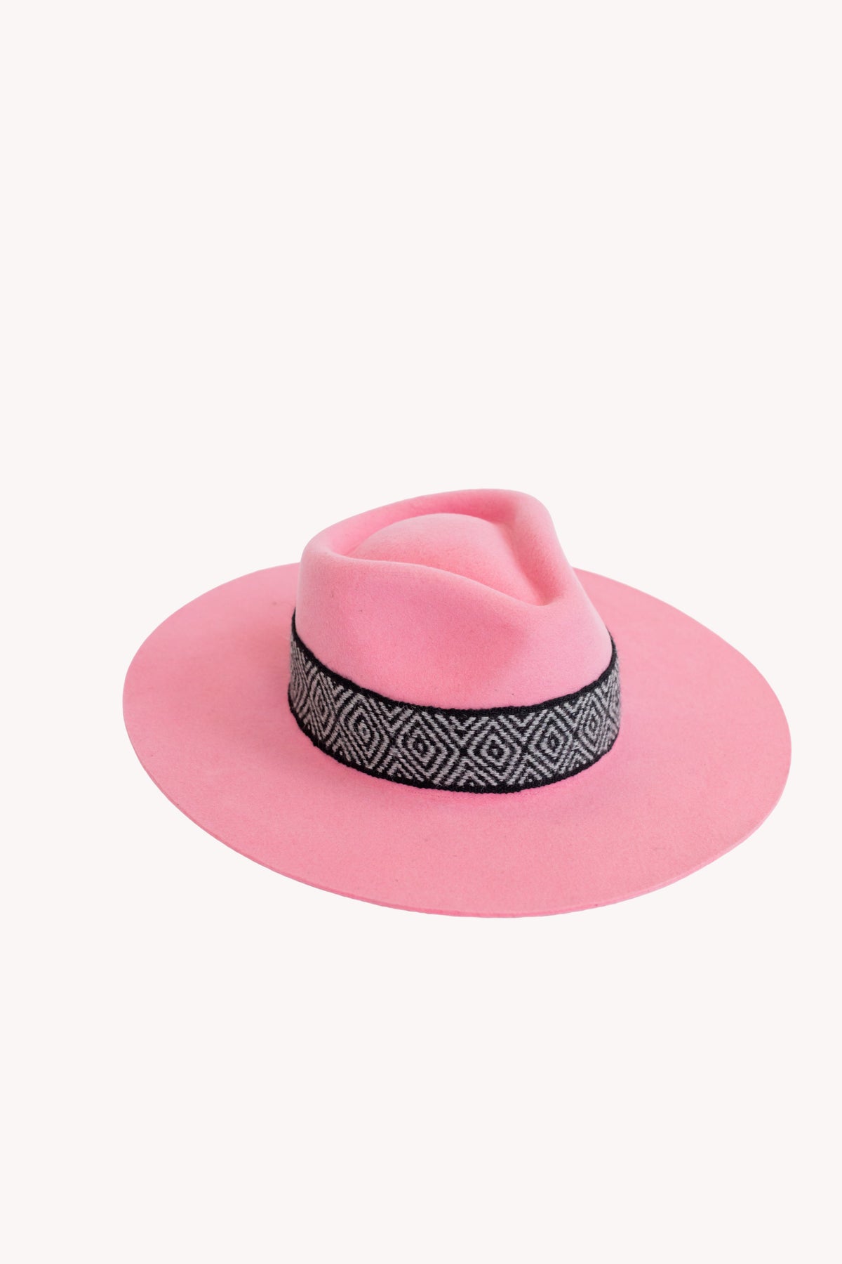 Bubble Gum Pink Western Hat by Andeana Hats, view 2