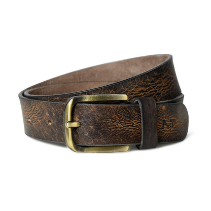 Eden Dark Brown Leather Belt by Classy Leather Bags