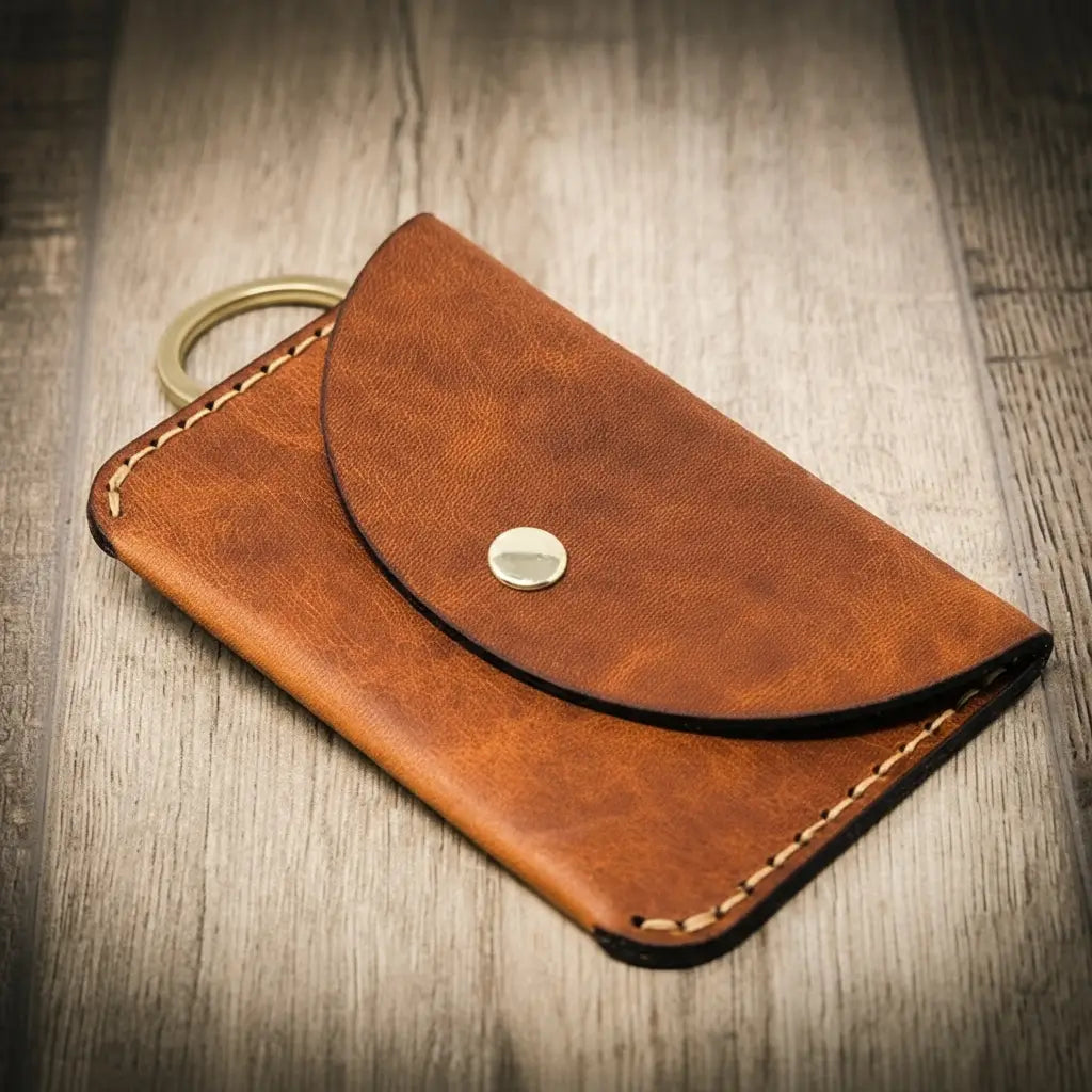 Richmond Keychain Wallet by Bull Sheath Leather, view 3