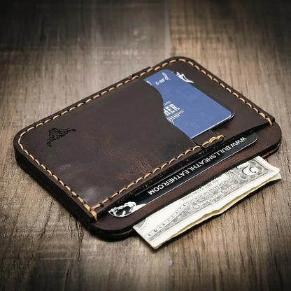 Mansfield Front-Pocket Wallet by Bull Sheath Leather, view 2