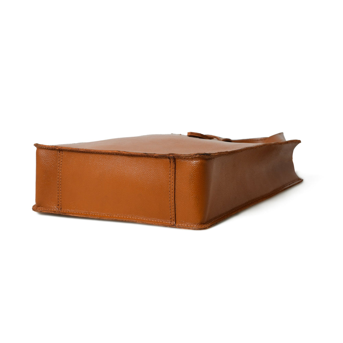Chestnut Buffalo Leather Tote by Classy Leather Bags