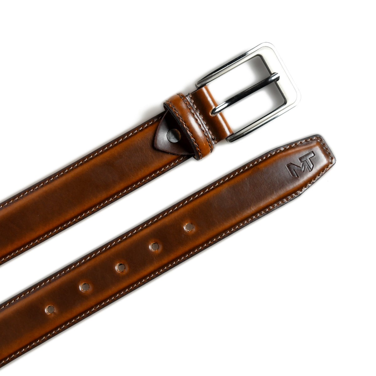 Walnut Buffalo Leather Belt by Classy Leather Bags, view 2