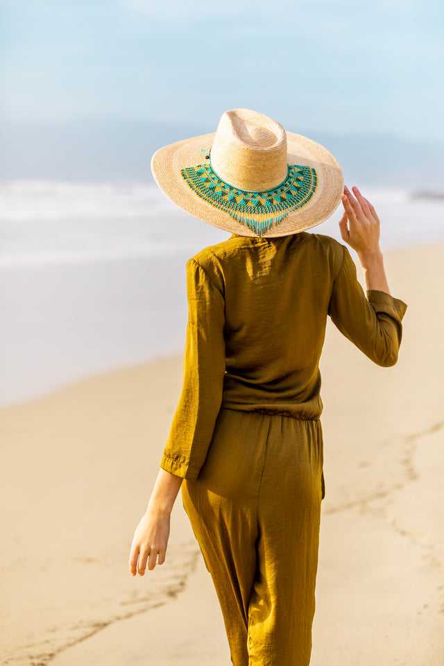Big Sky Palm Straw Western Hat by Andeana Hats, view 5