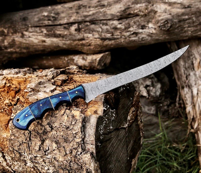 The Sheep Horn Rasp Steel Hunting Knife | Texan Knives