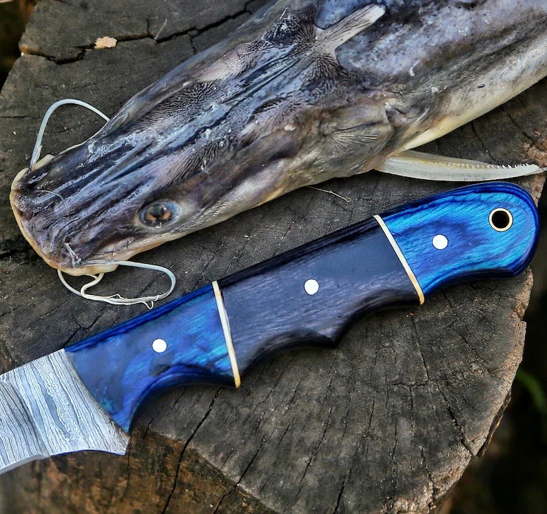 The Pakkawood Damascus Boning Knife | Texan Knives