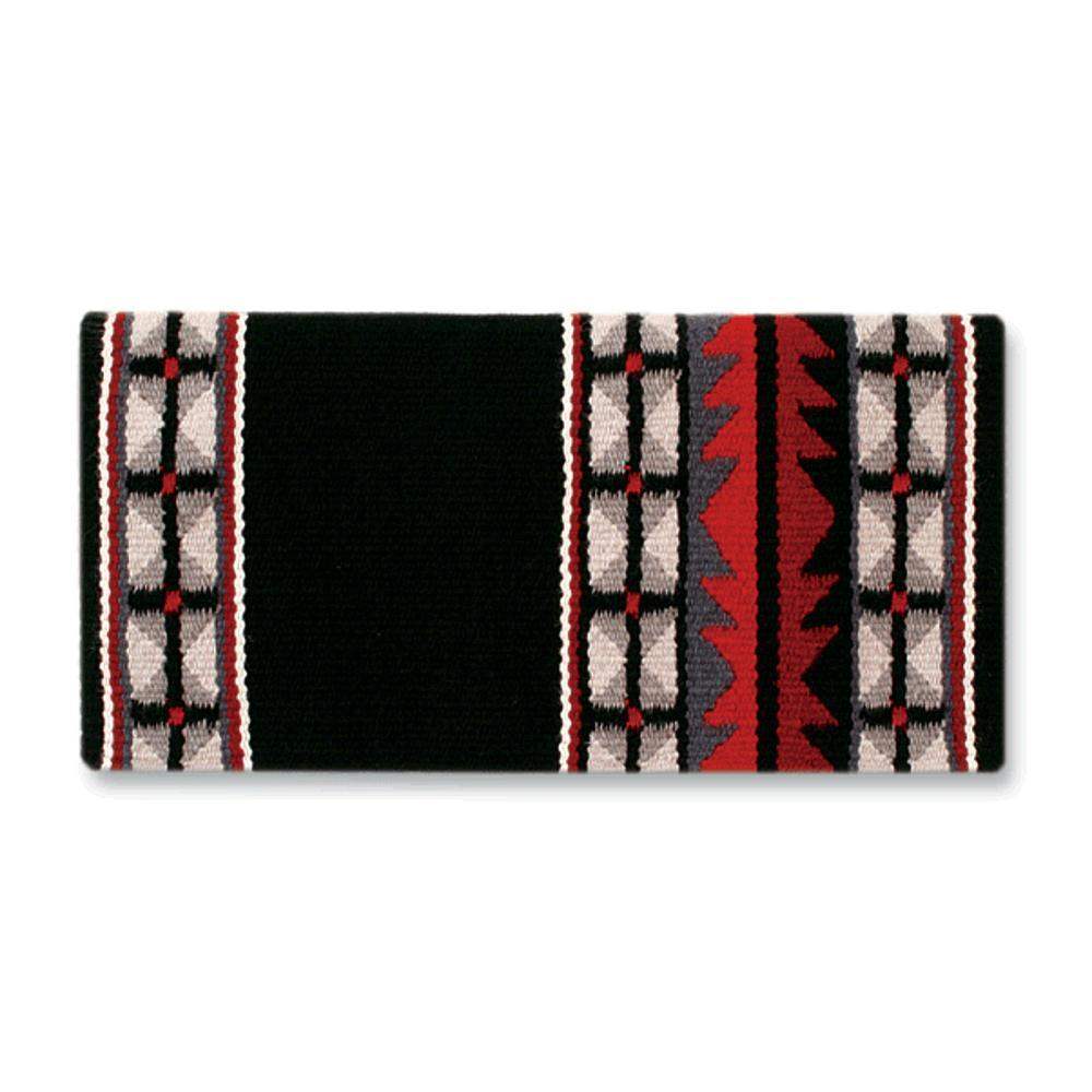 Mojave Saddle Blanket, Black, Ash, Chocolate and Red