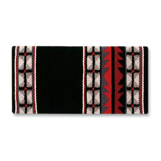 Mojave Saddle Blanket, Black, Ash, Chocolate and Red