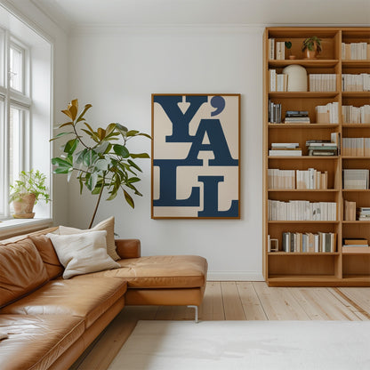 Y'all typography Western wall art print, view 6