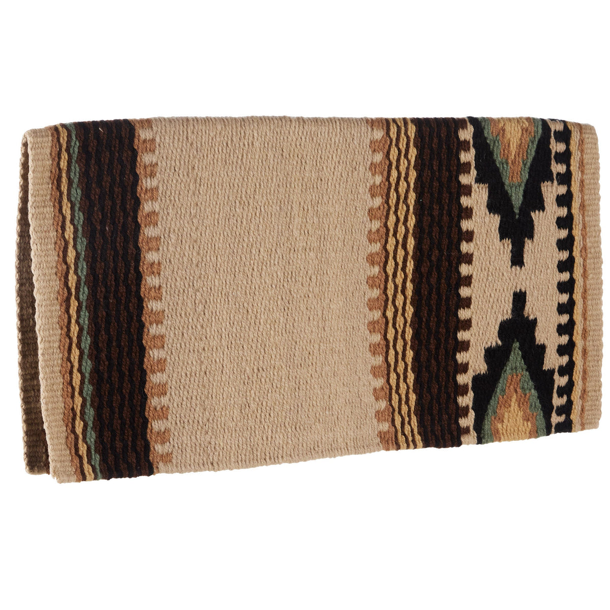Cowtown Saddle Blanket, Sand and Sage, view 2