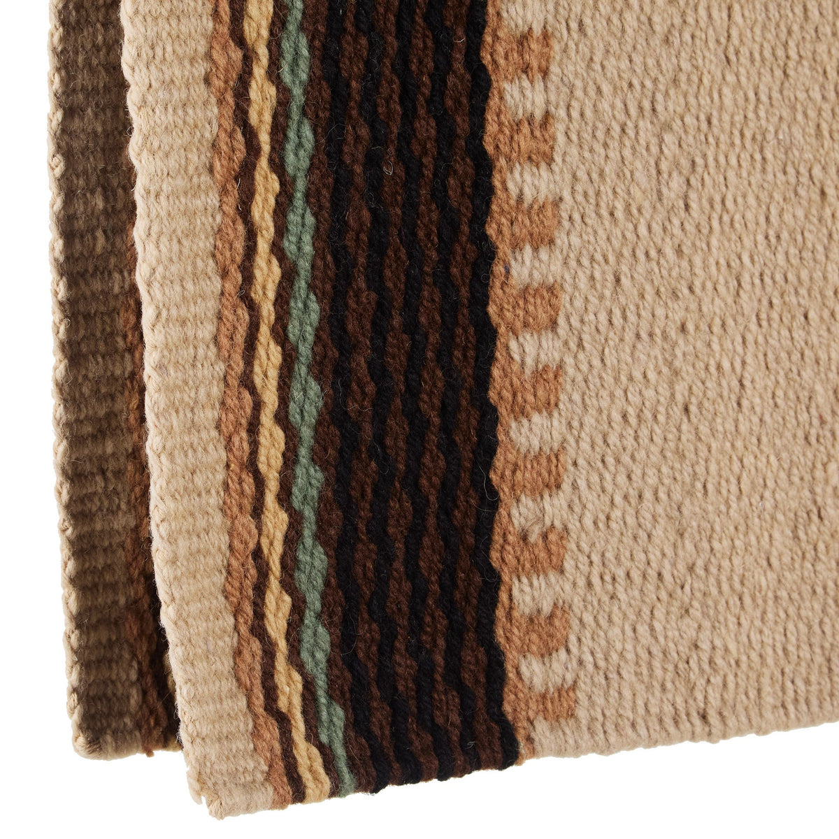 Cowtown Saddle Blanket, Sand and Sage, view 3