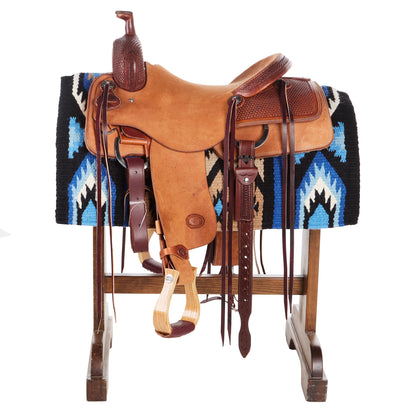 New Phoenix Monochrome Saddle Blanket by Mayatex, view 2