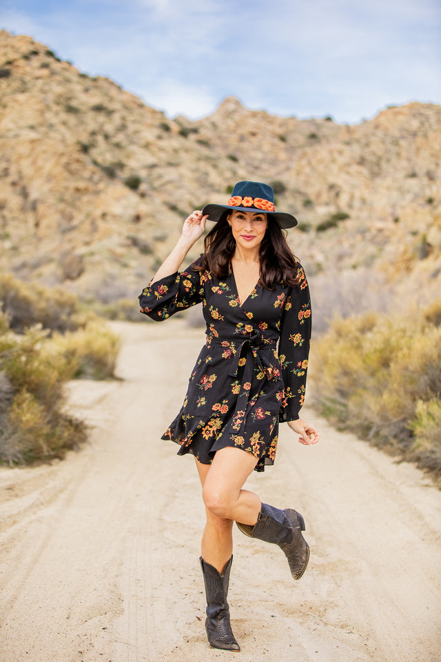 Charcoal Grey Alpaca Western Hat by Andeana Hats
