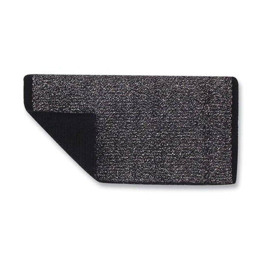 Reversible Metallic San Juan Saddle Blanket, Black and Silver