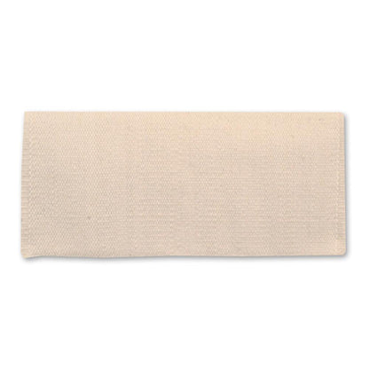 Solid cream New Zealand wool barrel saddle blanket