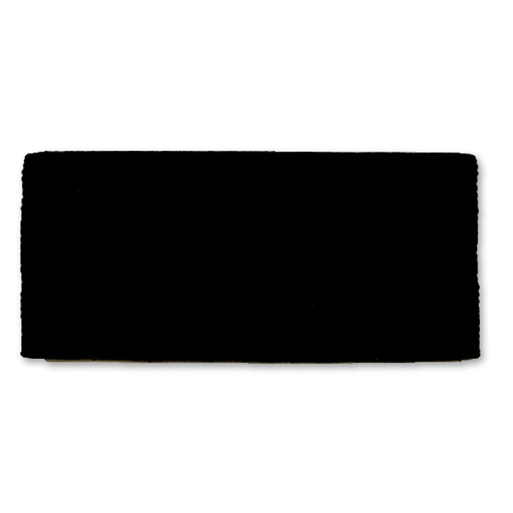 Solid black oversized New Zealand wool saddle blanket