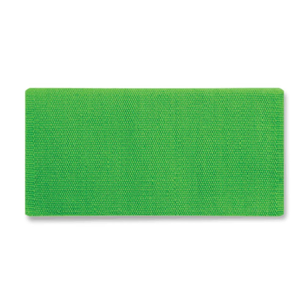 Solid bright lime green oversized New Zealand wool saddle blanket