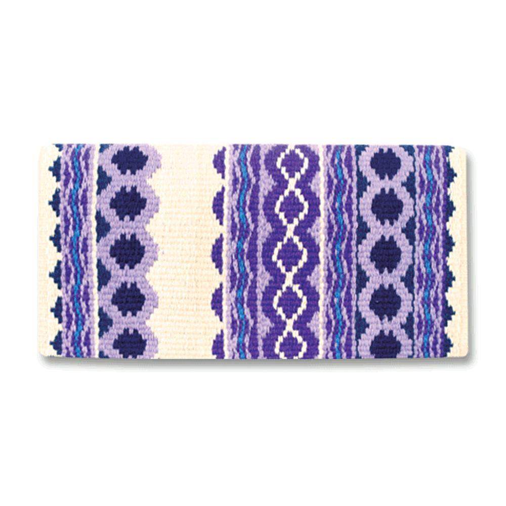 Riverland Saddle Blanket, Purple and Periwinkle