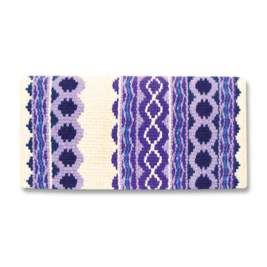 Riverland Saddle Blanket, Purple and Periwinkle
