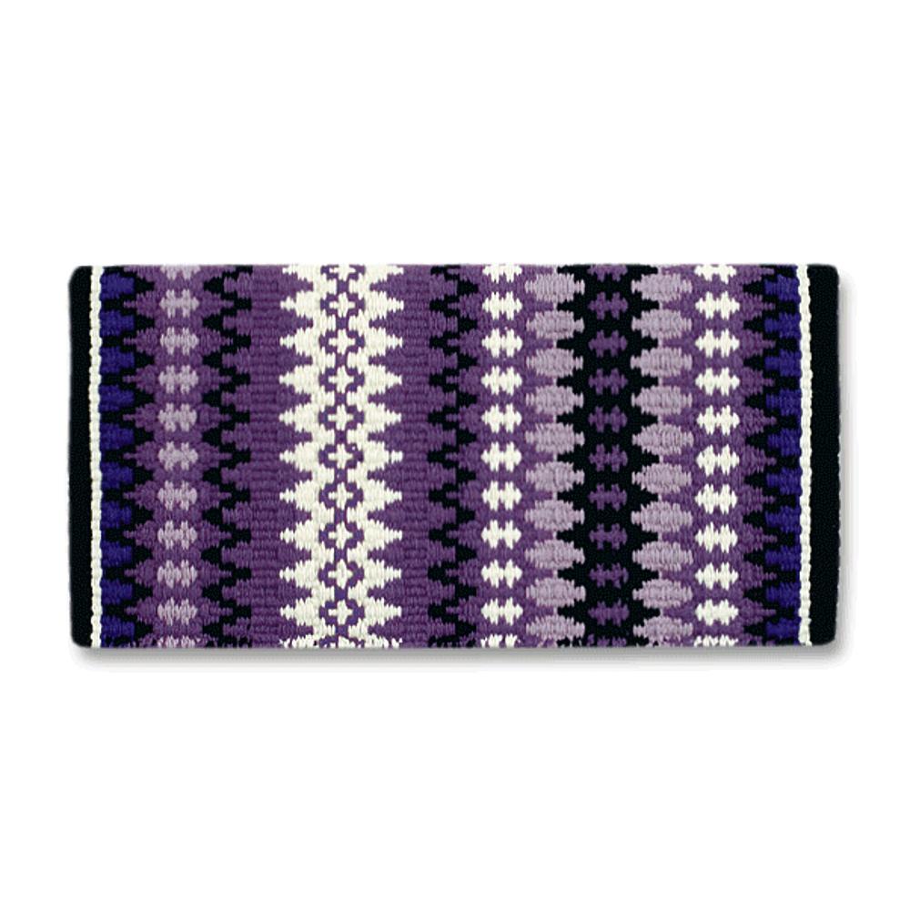 Nova Saddle Blanket, Black, Purple and Lavender