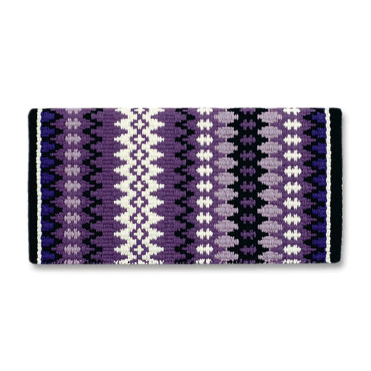 Nova Saddle Blanket, Black, Purple and Lavender