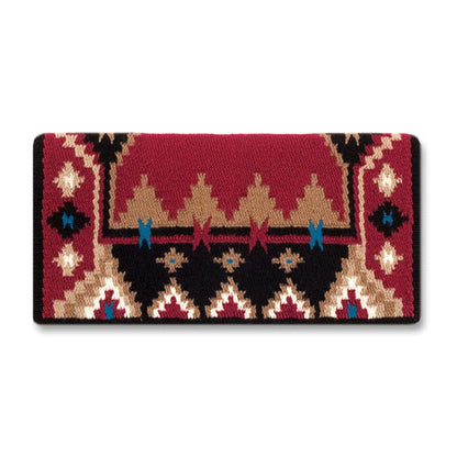 Enchanted Pines Saddle Blanket, Fawn, Sand and Show Turquoise