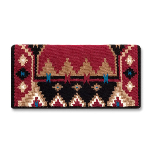 Enchanted Pines Saddle Blanket, Fawn, Sand and Show Turquoise