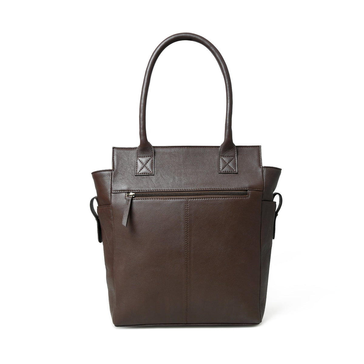 Chestnut Brown Leather Tote by Classy Leather Bags, view 4