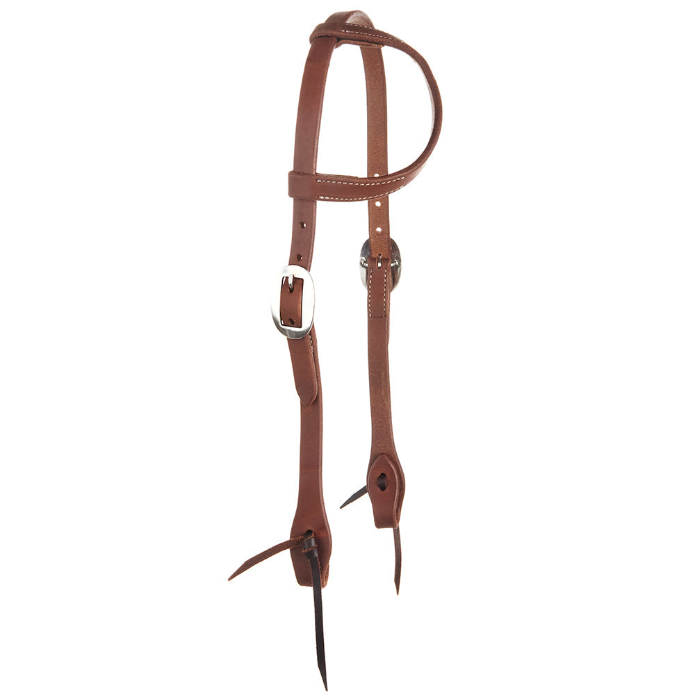 Double Buckle Harness Leather Single Ear Headstall