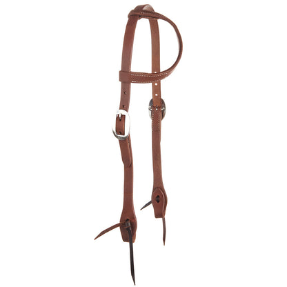 Double Buckle Harness Leather Single Ear Headstall
